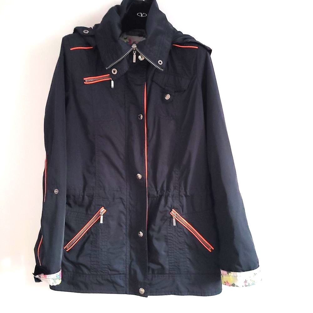 Women's Navy Utility Jacket Size S